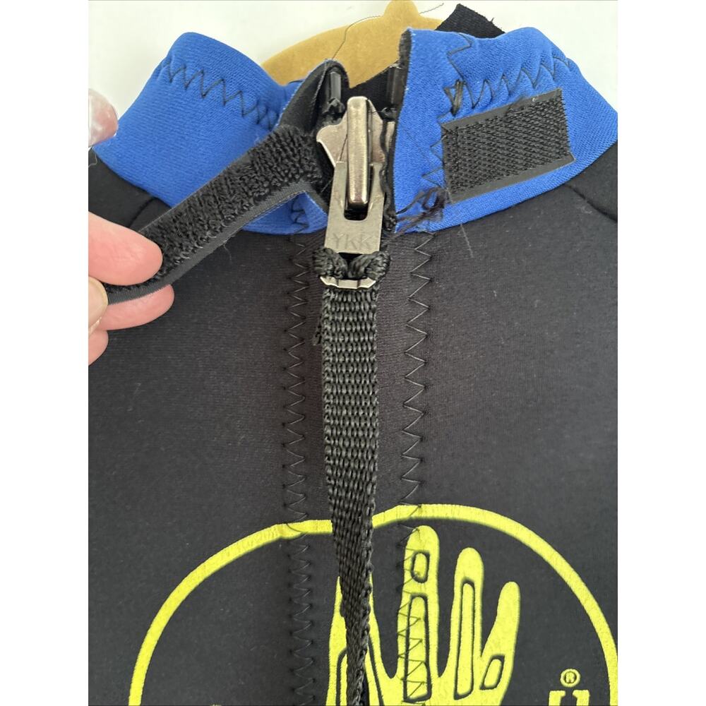 Body Glove Womens M-7 Wetsuit Springsuit Black Blue Short Sleeve Density Logo - Picture 2 of 8